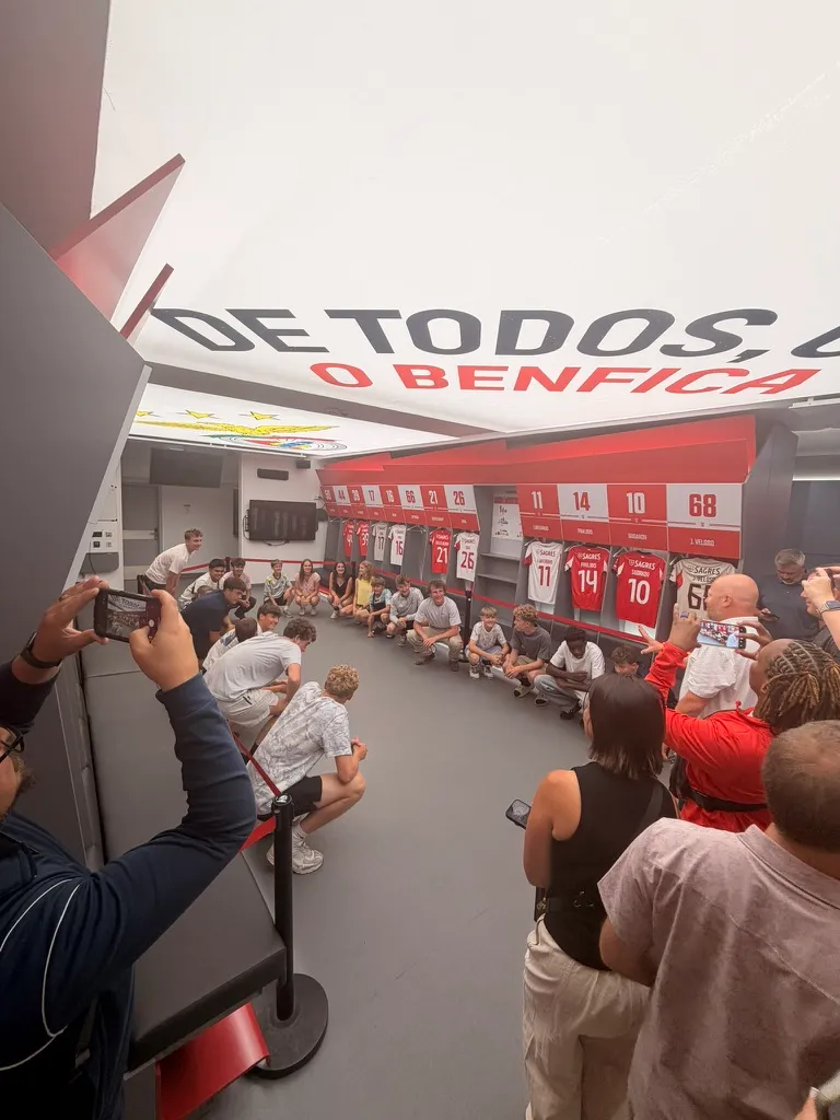 Players on tour in Portugal, 2026