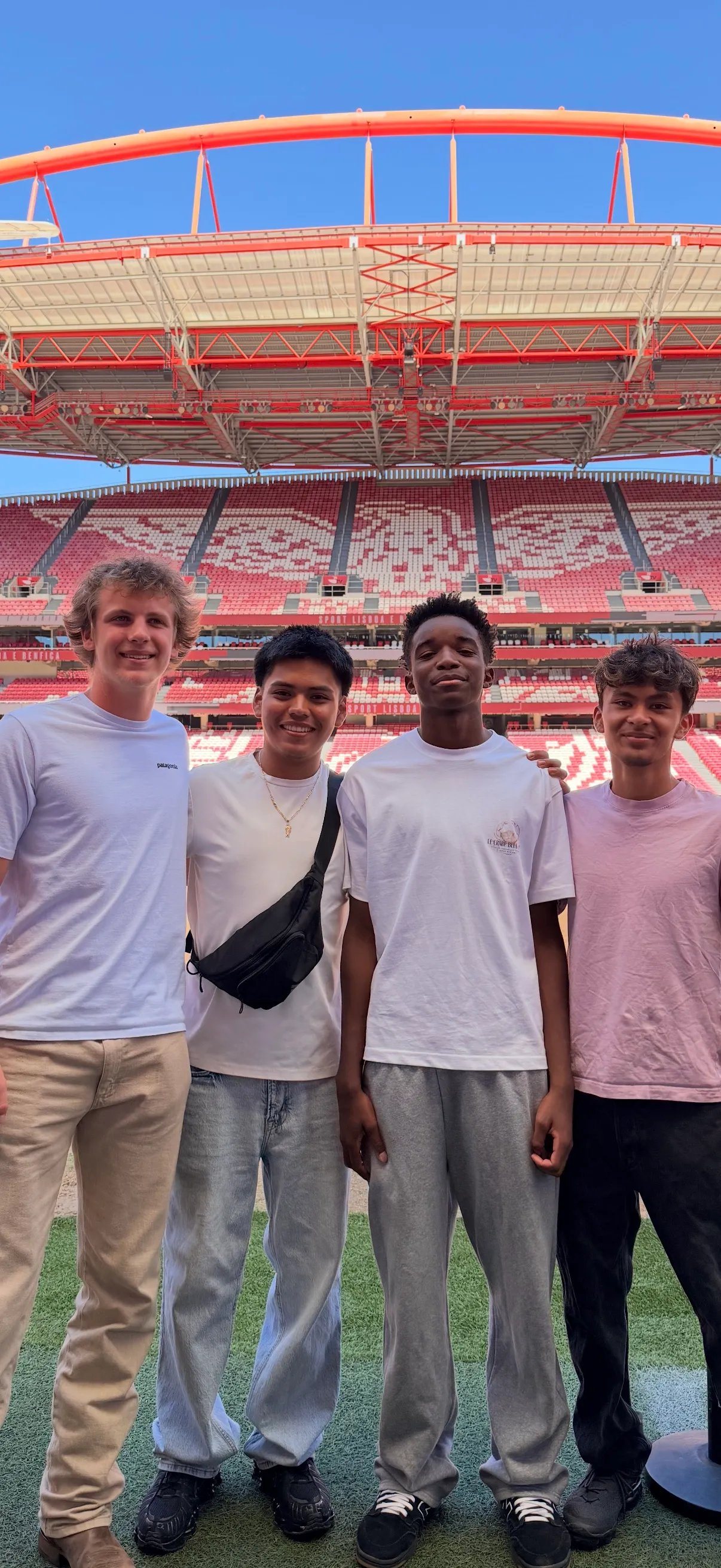 Players on tour in Portugal, 2026